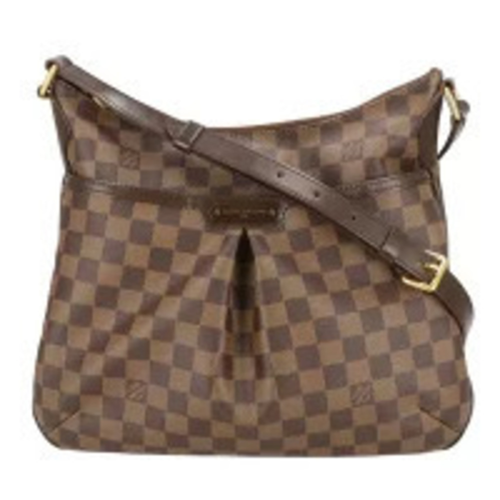 Louis Vuitton Bloomsbury Damier Canvas Leather Brown